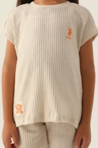 US Polo Assn. Girls' Brown Shorts Set - Image 4