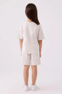 US Polo Assn. Girls' White Bermuda Set - Image 5