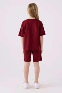 US Polo Assn. Girls' Brown Bermuda Set - Image 5