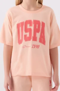 US Polo Assn. U.s. Polo Shirt Assn Girls' Pink Bermuda Set - Image 4
