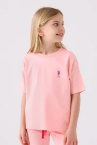 US Polo Assn. Girls' Green Bermuda Set - Image 2