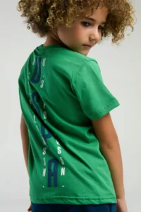 US Polo Assn. U.s. Polo Shirt Assn Boys' Green Bermuda Set - Image 2