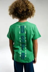 US Polo Assn. U.s. Polo Shirt Assn Boys' Green Bermuda Set - Image 4