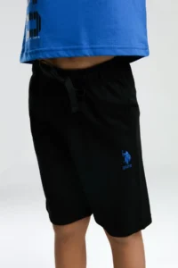 US Polo Assn. U.s. Polo Shirt Assn Boys' Blue Bermuda Set - Image 4