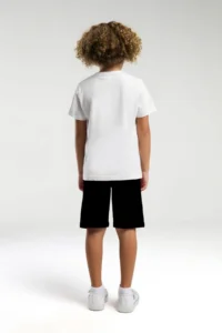 US Polo Assn. U.s. Polo Shirt Assn Boys' White Bermuda Set - Image 3