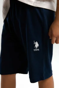 US Polo Assn. U.s. Polo Shirt Assn Boys' Cream Bermuda Set - Image 4
