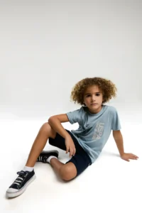 US Polo Assn. U.s. Polo Shirt Assn Boys' Blue Bermuda Set - Image 2