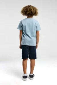 US Polo Assn. U.s. Polo Shirt Assn Boys' Blue Bermuda Set - Image 5