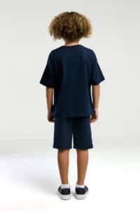 US Polo Assn. U.s. Polo Shirt Assn Boys' Navy Blue Bermuda Set - Image 5