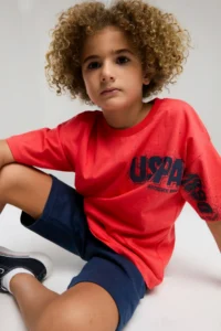 US Polo Assn. U.s. Polo Shirt Assn Boys' Rejection Bermuda Set