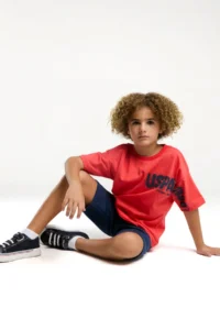 US Polo Assn. U.s. Polo Shirt Assn Boys' Rejection Bermuda Set - Image 2