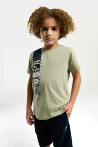 US Polo Assn. U.s. Polo Shirt Assn Boys' Green Bermuda Set