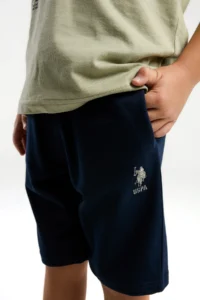 US Polo Assn. U.s. Polo Shirt Assn Boys' Green Bermuda Set - Image 4