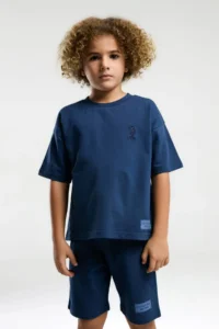 US Polo Assn. U.s. Polo Shirt Assn Boys' Blue Bermuda Set
