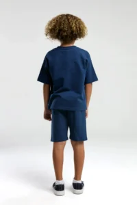 US Polo Assn. U.s. Polo Shirt Assn Boys' Blue Bermuda Set - Image 5