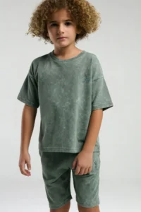US Polo Assn. U.s. Polo Shirt Assn Boys' Green Bermuda Set