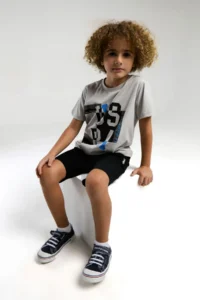US Polo Assn. U.S. Polo Assn Boys' Gray Bermuda Set - Image 2
