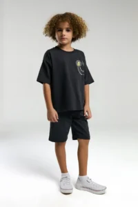 US Polo Assn. U.s. Polo Shirt Assn Boys' Antasit Bermuda Set - Image 4