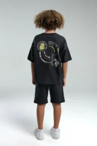 US Polo Assn. U.s. Polo Shirt Assn Boys' Antasit Bermuda Set - Image 5
