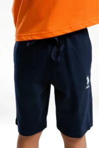 US Polo Assn. U.s. Polo Shirt Assn Boys' Orange Bermuda Set - Image 4