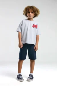 US Polo Assn. U.s. Polo Shirt Assn Boys' Gray Bermuda Set