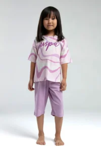 US Polo Assn. 4-15 Years Licensed Us Polo Assn Girls' Suit-Lilac