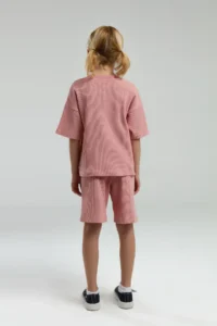 US Polo Assn. U.s. Polo Shirt Assn Girls' Pink Bermuda Set - Image 4