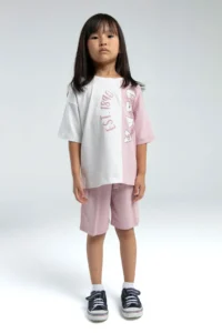 US Polo Assn. U.s. Polo Shirt Assn Girls' Pink Bermuda Set - Image 3