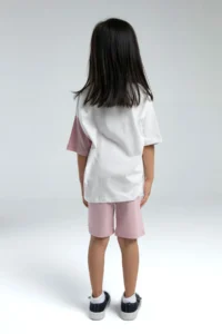US Polo Assn. U.s. Polo Shirt Assn Girls' Pink Bermuda Set - Image 4
