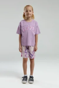 US Polo Assn. 4-15 Years Licensed Us Polo ASSN Girls' Suit-Lilac - Image 4