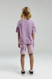 US Polo Assn. 4-15 Years Licensed Us Polo ASSN Girls' Suit-Lilac - Image 5