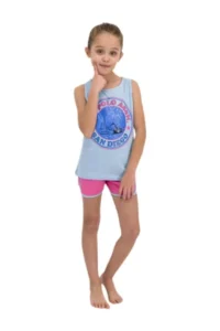 US Polo Assn. Girls' Pale Blue Set 858-g