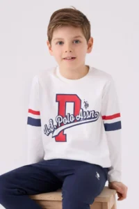 US Polo Assn. Boys' Set - Cream - Image 2