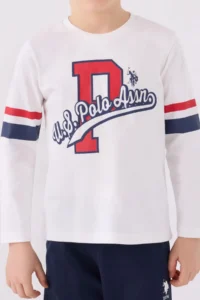 US Polo Assn. Boys' Set - Cream - Image 3