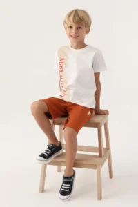 US Polo Assn. BASE. Polo Assn. Plain Written Boy's Double Set - Image 3
