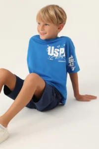 US Polo Assn. Boys' USPA 1890 Detail Bottom Top Set - Image 2