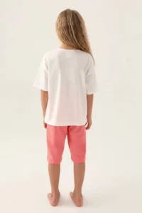 US Polo Assn. Licensed Star Patterned Girls' Capri Set - Image 5