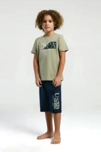 US Polo Shirt Shirt Assn. BASE. Polo Shirt Shirt Assn. Size, Licensed, T-Shirt, Shorts, Top and Bottom Set - Image 2