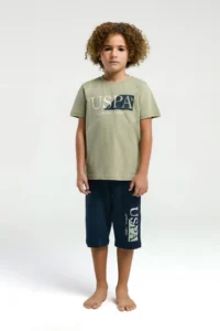 US Polo Shirt Shirt Assn. BASE. Polo Shirt Shirt Assn. Size, Licensed, T-Shirt, Shorts, Top and Bottom Set - Image 3