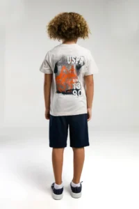 US Polo Assn. BASE. Polo Assn. Boy, Licensed, Back Detail, Top and Bottom Set - Image 2
