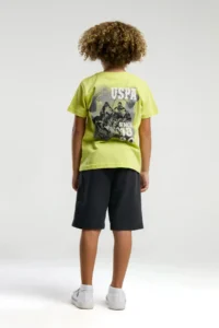 US Polo Assn. BASE. Polo Assn. Boy, Licensed, Back Detail, Top and Bottom Set - Image 2