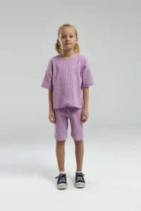 US Polo Assn. BASE. Polo Assn. Girls, Licensed, T-shirt Shorts, Top and Bottom Set