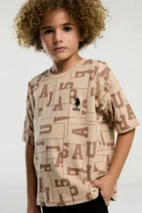 US Polo Assn.  CREW COLLAR 100% COTTON BOYS SHORTS SUIT - Image 2