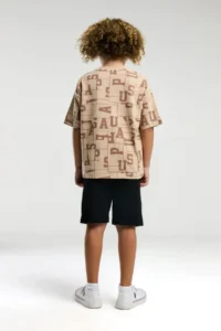 US Polo Assn.  CREW COLLAR 100% COTTON BOYS SHORTS SUIT - Image 3