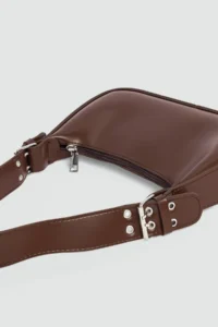 Shule Bags Muse Oval Baget Bag Tan - Image 4