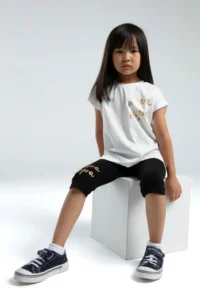 US Polo Assn. U.s. Polo Shirt Assn Girls' Pink Leggings Set - Image 3