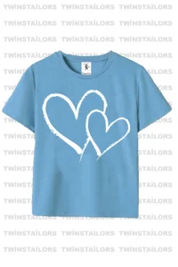 twins tailors Teddy Printed 3 Pack Black-White-Blue Girls' T-Shirt - Image 4