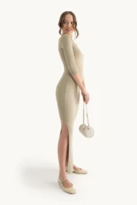 Hiccup Side slit High Waist Maxi Skirt - Image 2