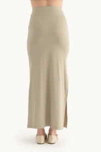 Hiccup Side slit High Waist Maxi Skirt - Image 6