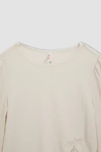 DeFacto Girls' Crew Neck Sweatshirt W6845a622sp - Image 7